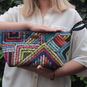 1037 - Kanvas Clutch/Portföy Çanta