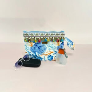 1096 - Jute Kumaş Clutch/Portföy Çanta